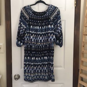 AB Studio Blue Black dress